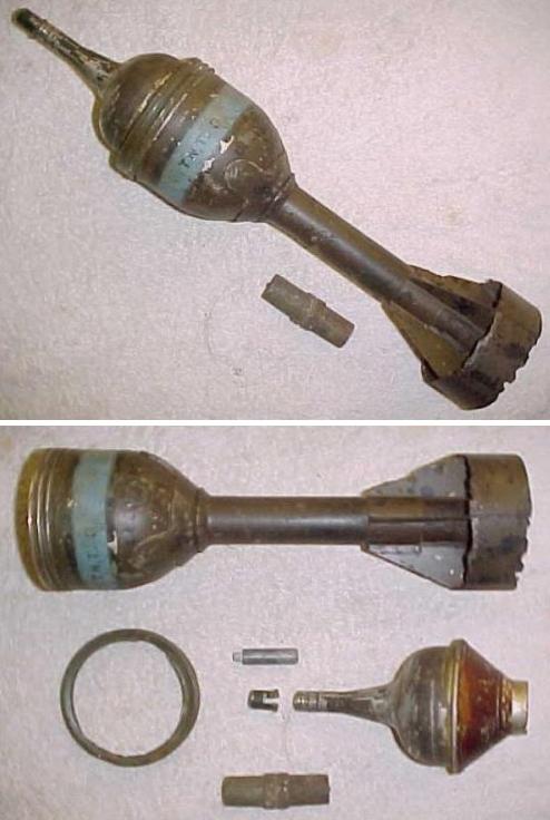 British WW2 PIAT Anti Tank Round - Click Image to Close